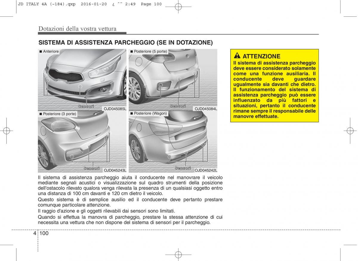 KIA Ceed II 2 manuale del proprietario / page 185