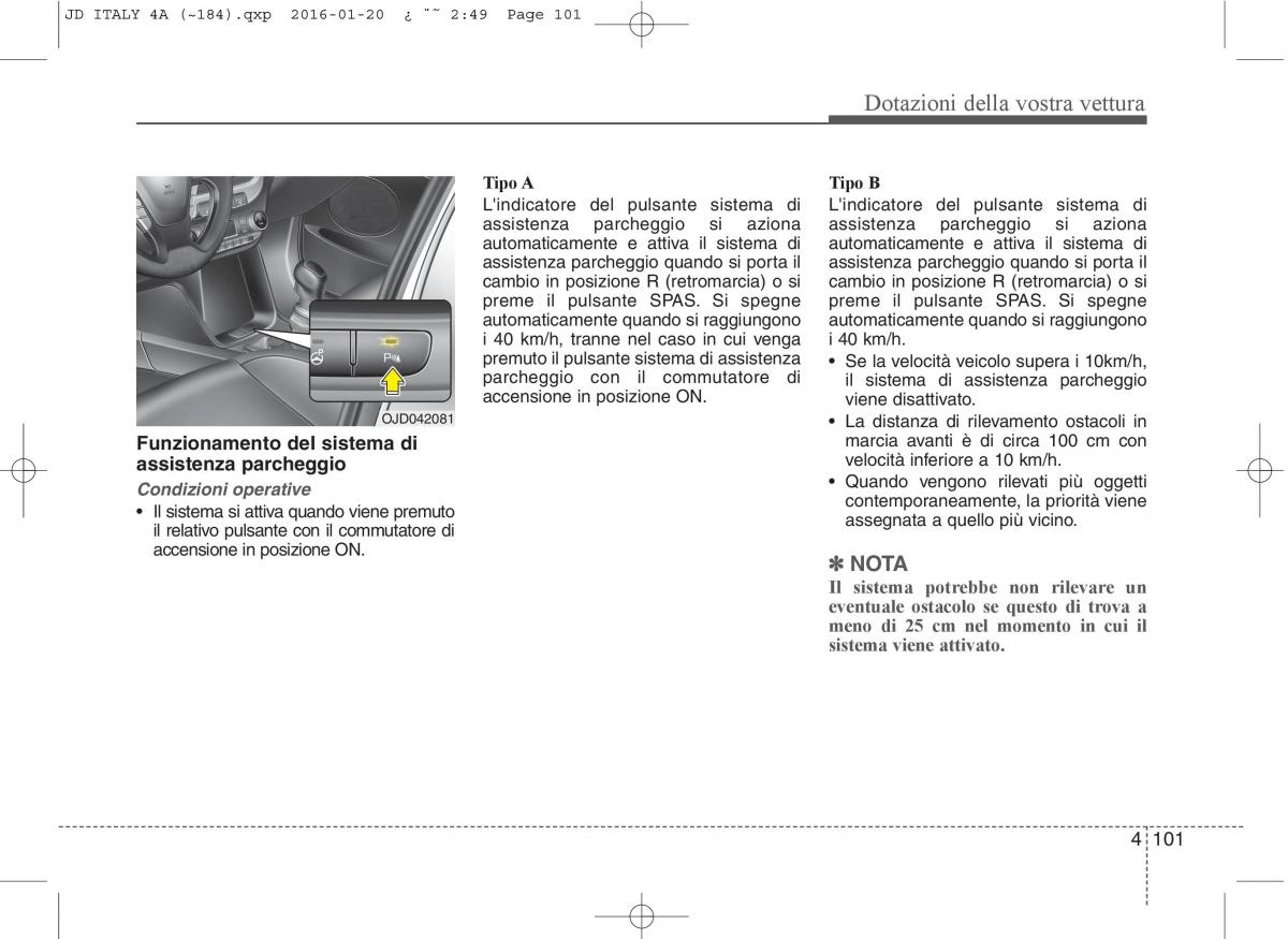 KIA Ceed II 2 manuale del proprietario / page 186