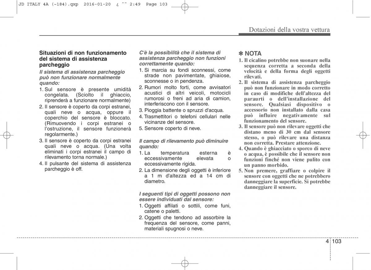 KIA Ceed II 2 manuale del proprietario / page 188