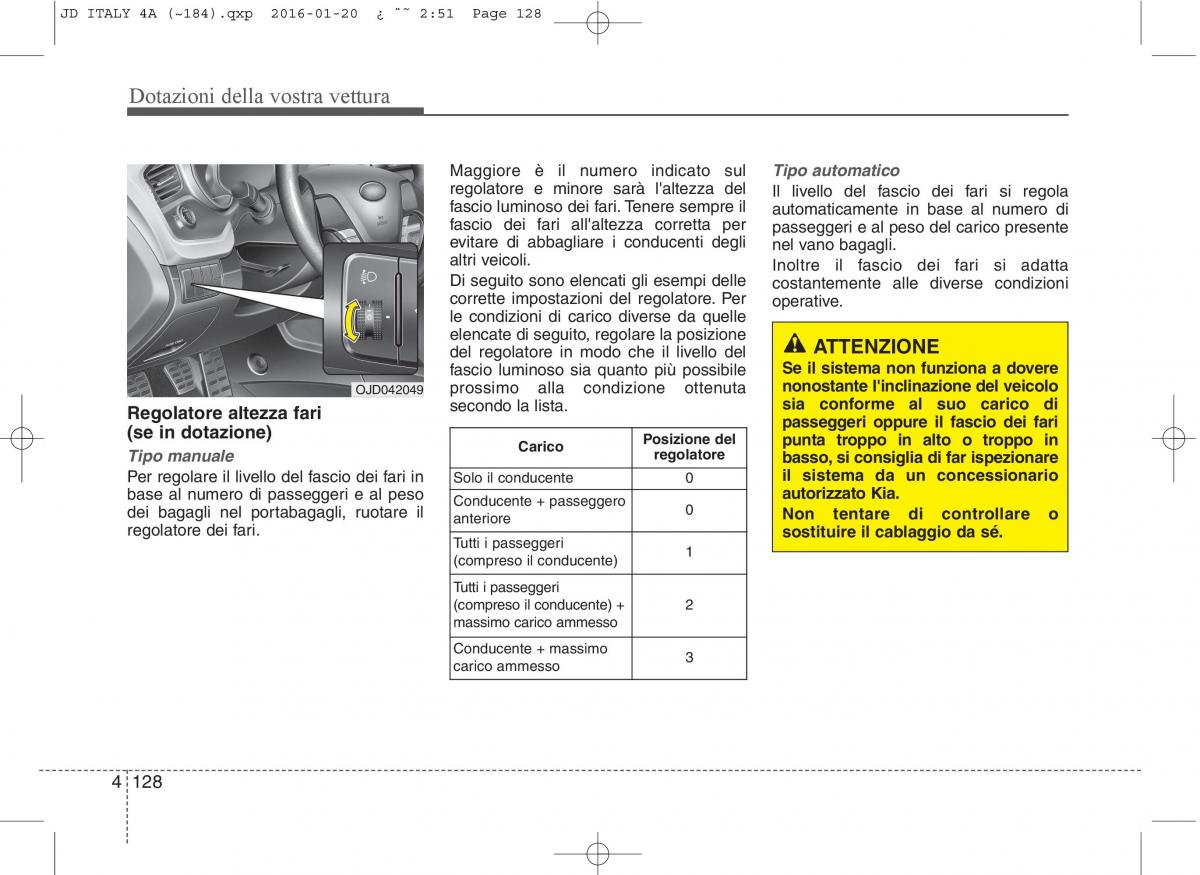 KIA Ceed II 2 manuale del proprietario / page 213