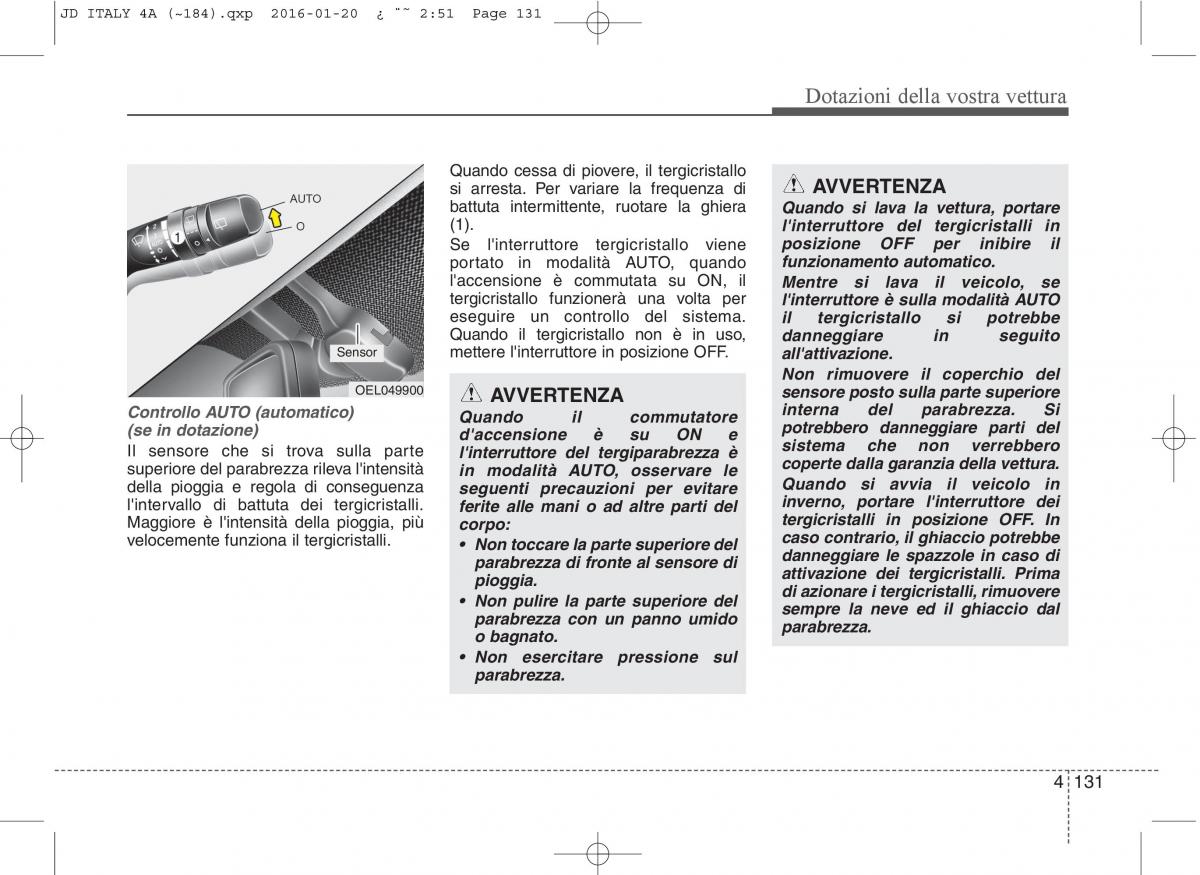 KIA Ceed II 2 manuale del proprietario / page 216