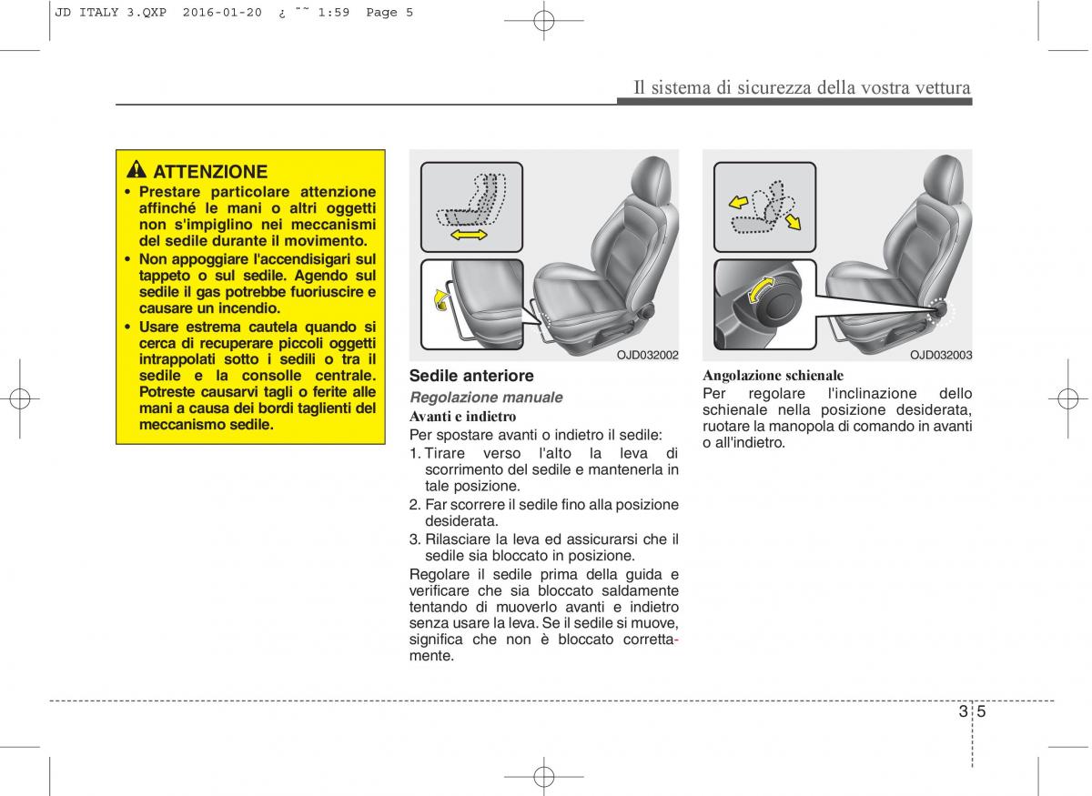 KIA Ceed II 2 manuale del proprietario / page 22