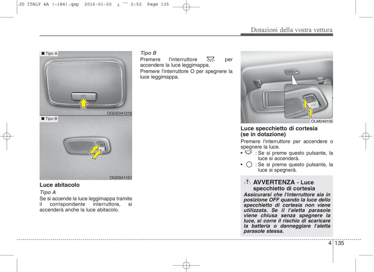 KIA Ceed II 2 manuale del proprietario / page 220