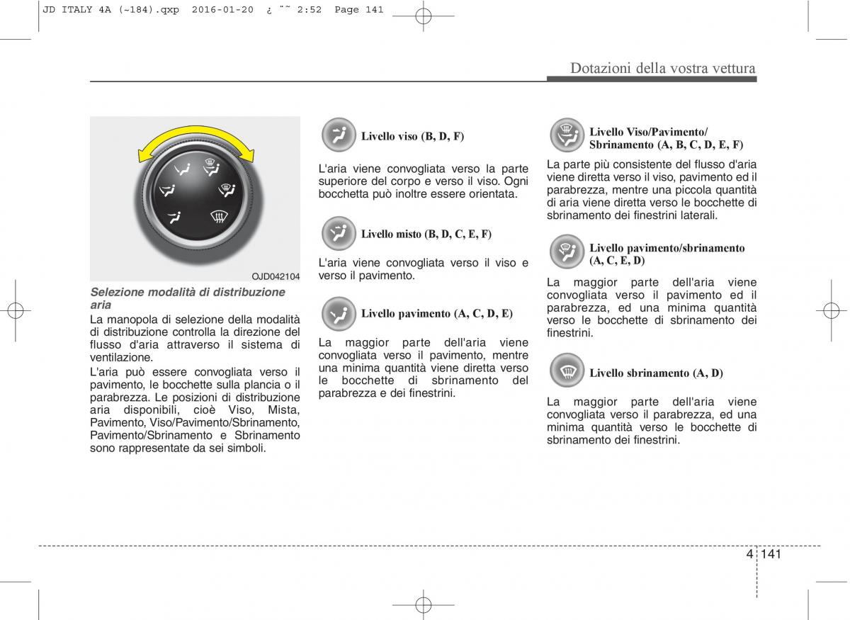 KIA Ceed II 2 manuale del proprietario / page 226