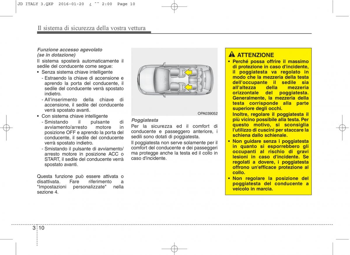 KIA Ceed II 2 manuale del proprietario / page 27