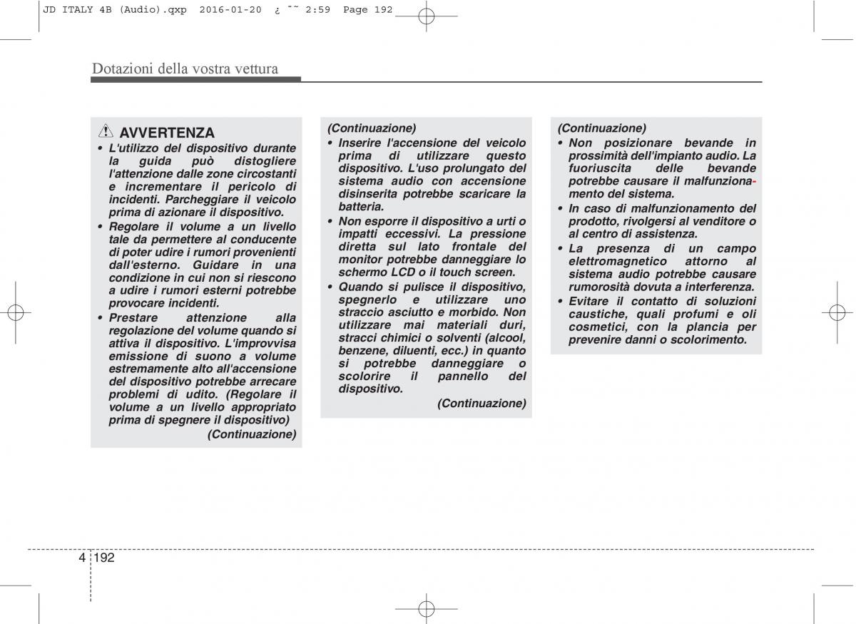 KIA Ceed II 2 manuale del proprietario / page 277