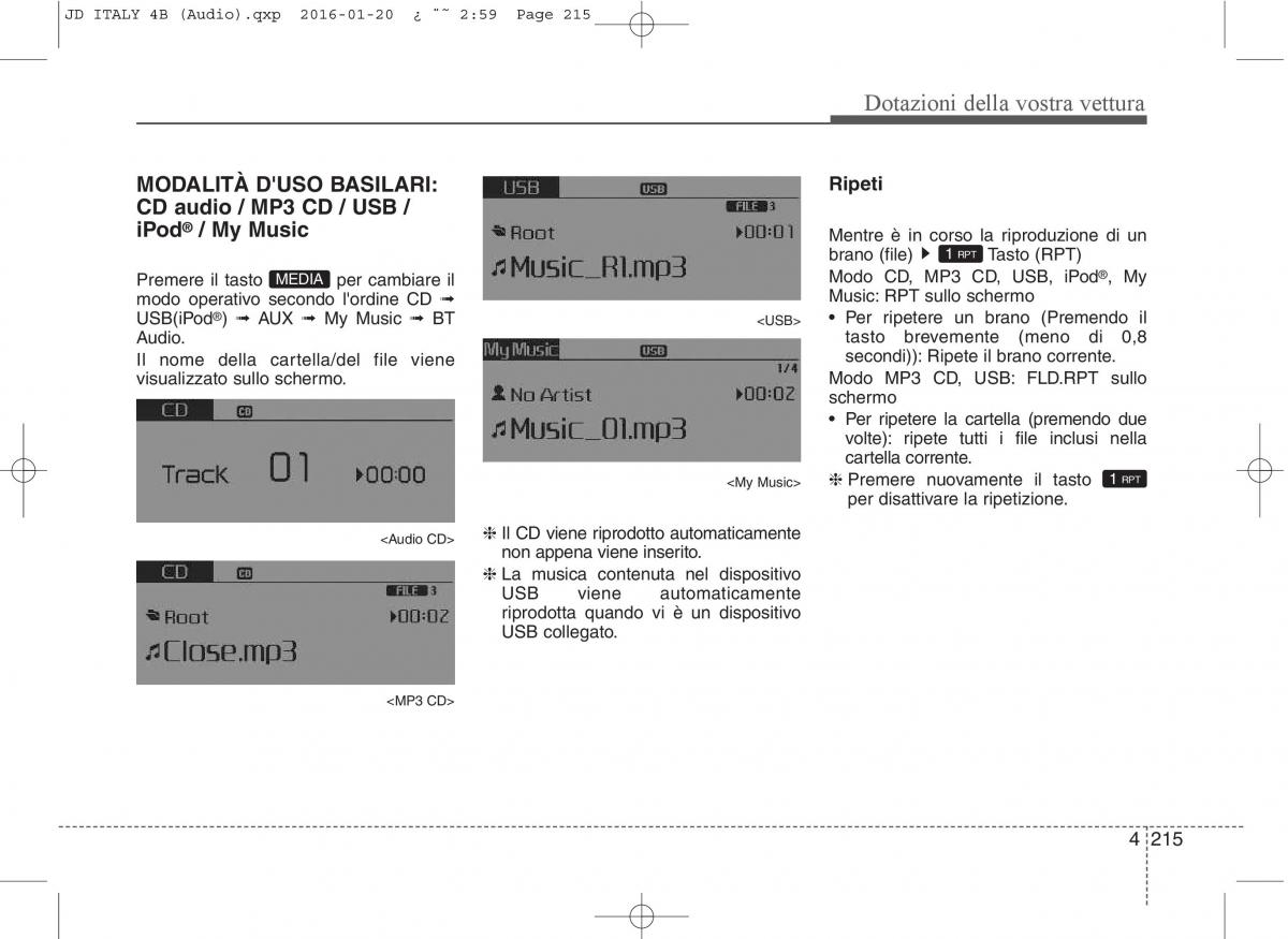 KIA Ceed II 2 manuale del proprietario / page 300