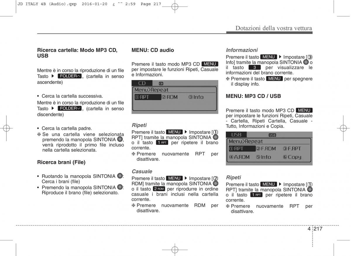 KIA Ceed II 2 manuale del proprietario / page 302