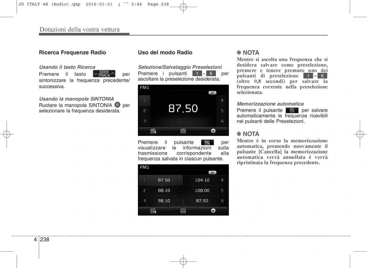 KIA Ceed II 2 manuale del proprietario / page 323