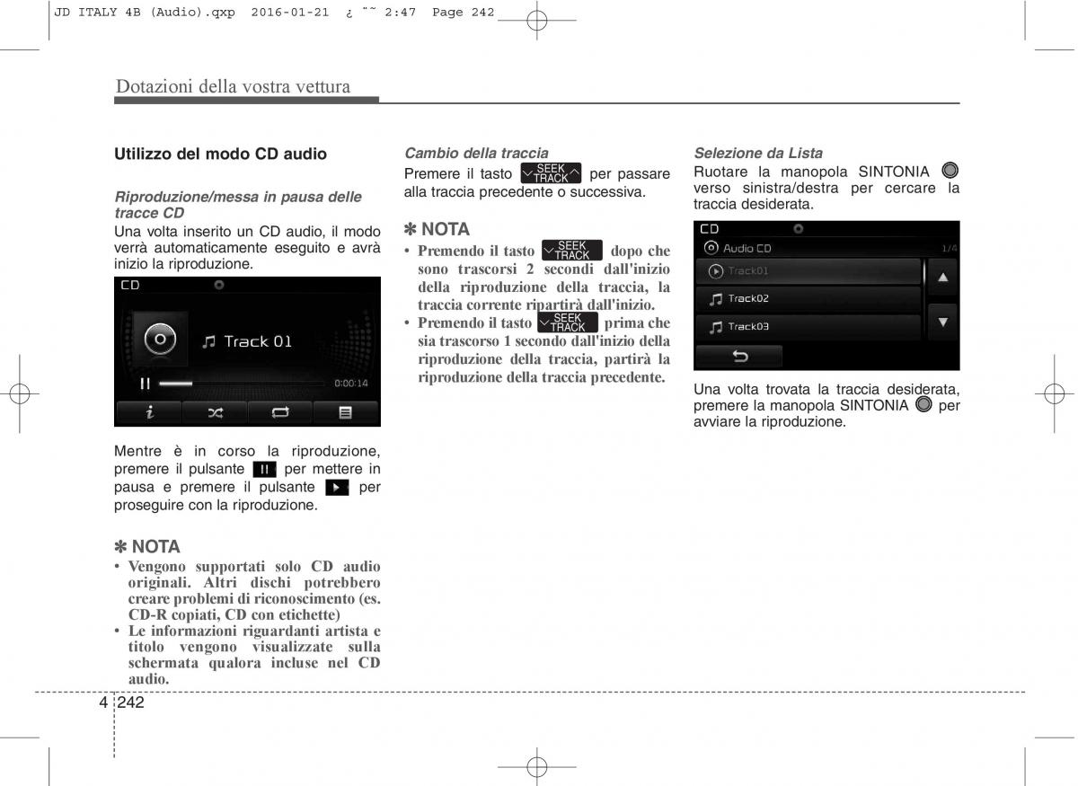 KIA Ceed II 2 manuale del proprietario / page 327