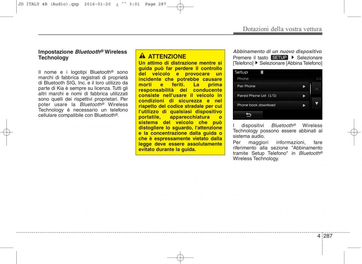 KIA Ceed II 2 manuale del proprietario / page 372