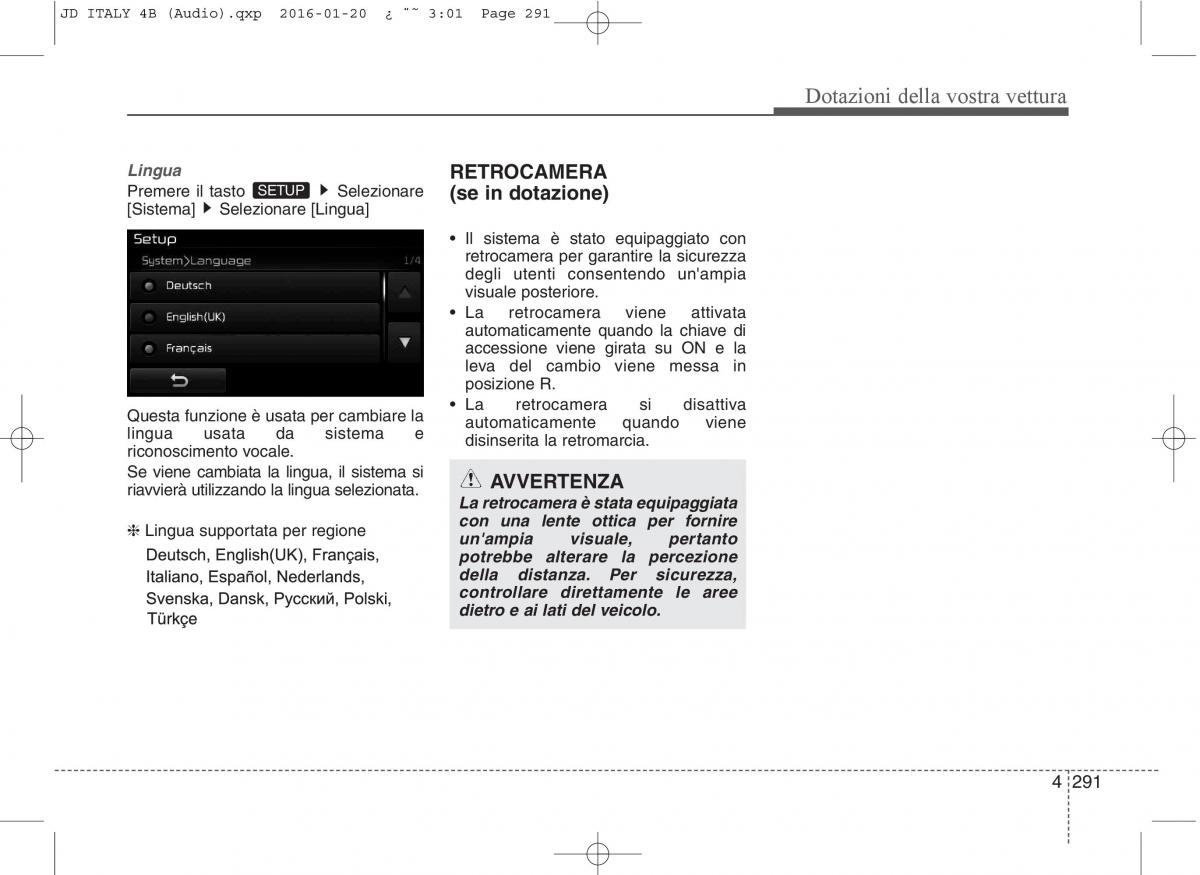 KIA Ceed II 2 manuale del proprietario / page 376