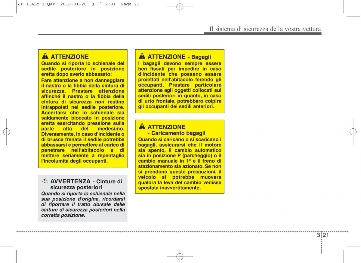 KIA Ceed II 2 manuale del proprietario / page 38