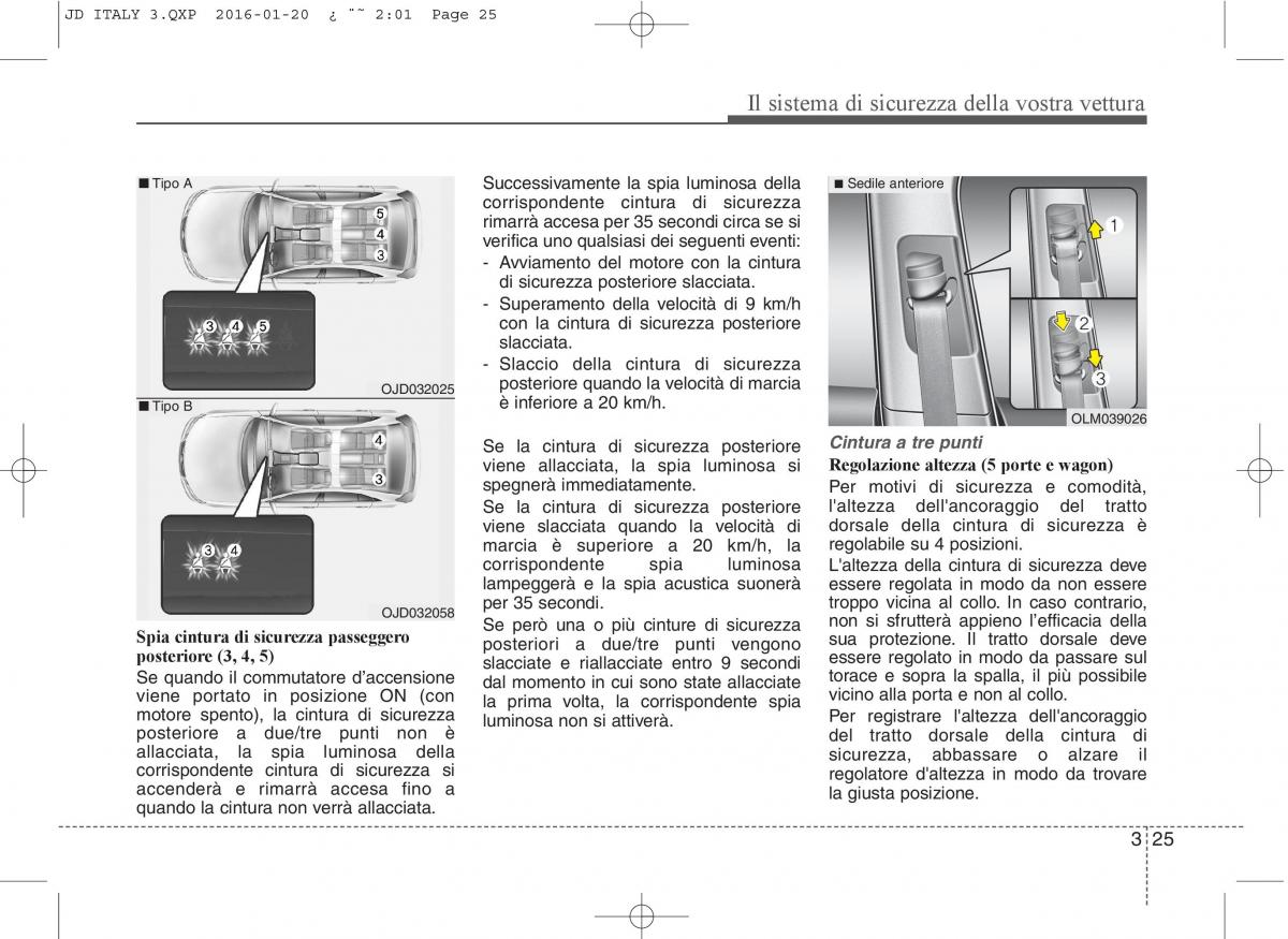 KIA Ceed II 2 manuale del proprietario / page 42