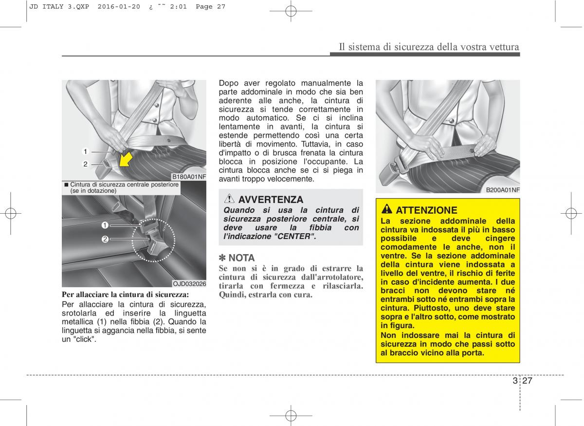 KIA Ceed II 2 manuale del proprietario / page 44