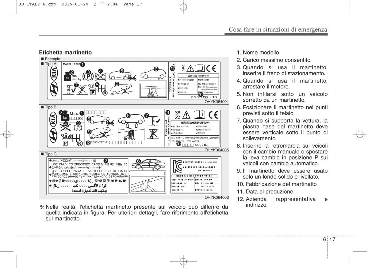 KIA Ceed II 2 manuale del proprietario / page 500