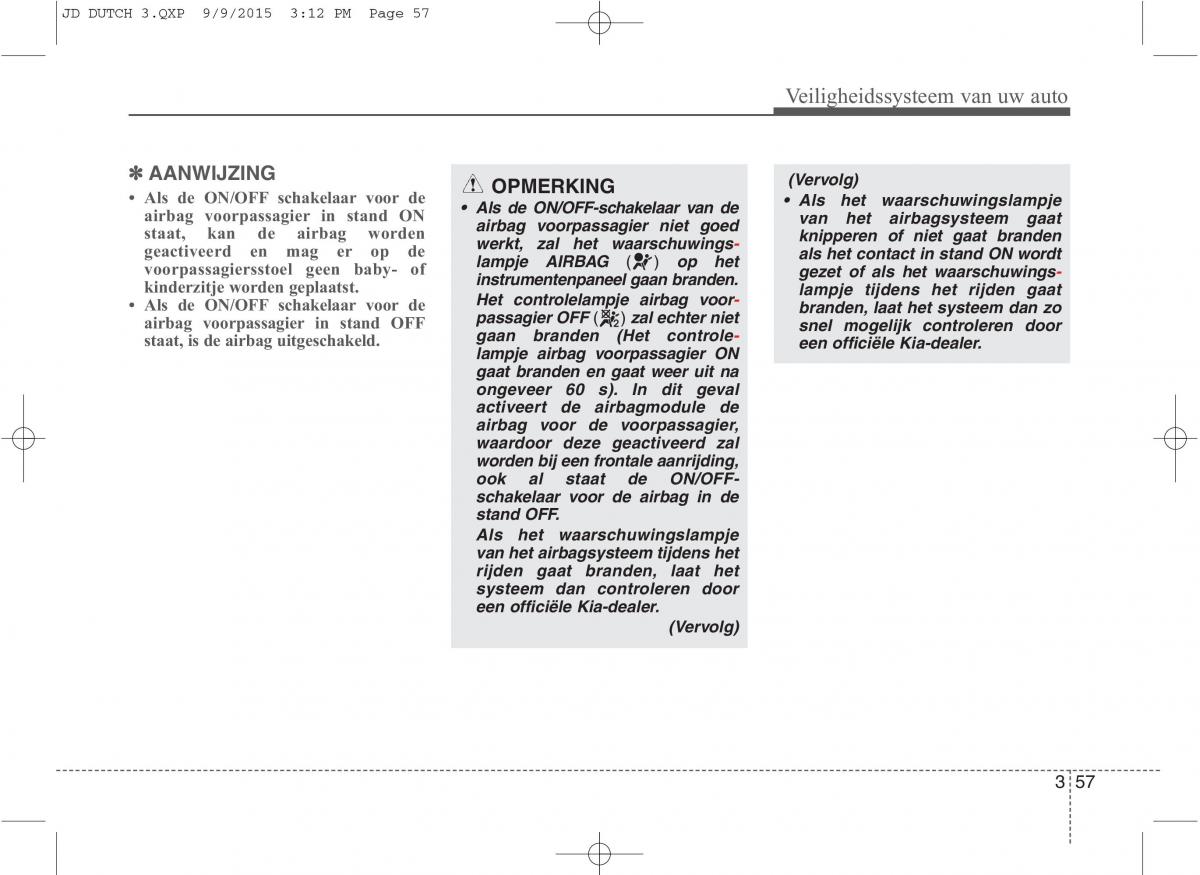 KIA Ceed II 2 handleiding / page 74