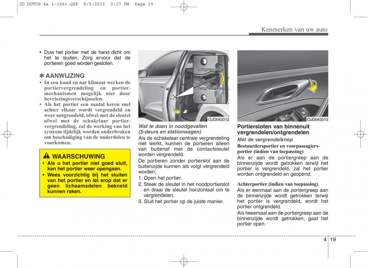 KIA Ceed II 2 handleiding / page 106