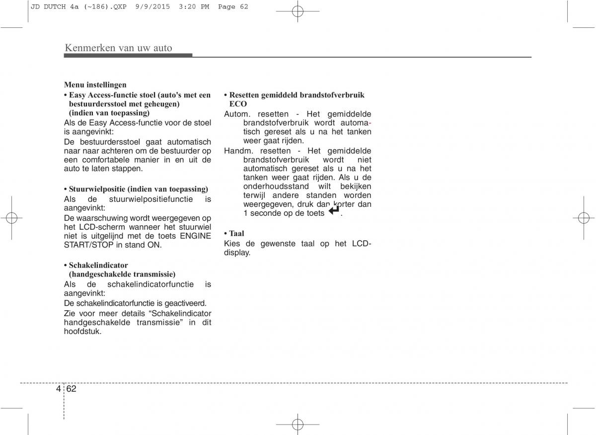 KIA Ceed II 2 handleiding / page 149