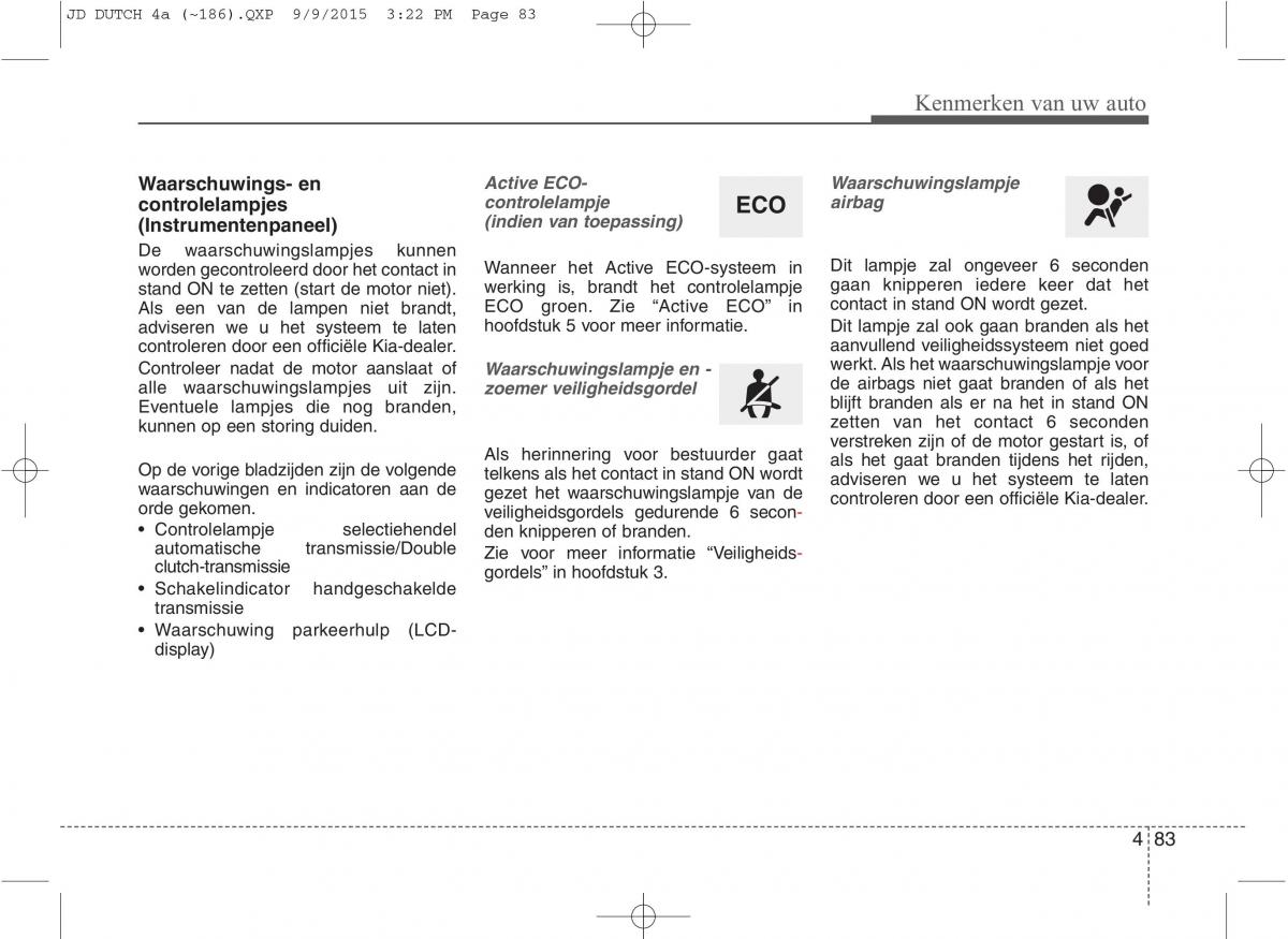 KIA Ceed II 2 handleiding / page 170