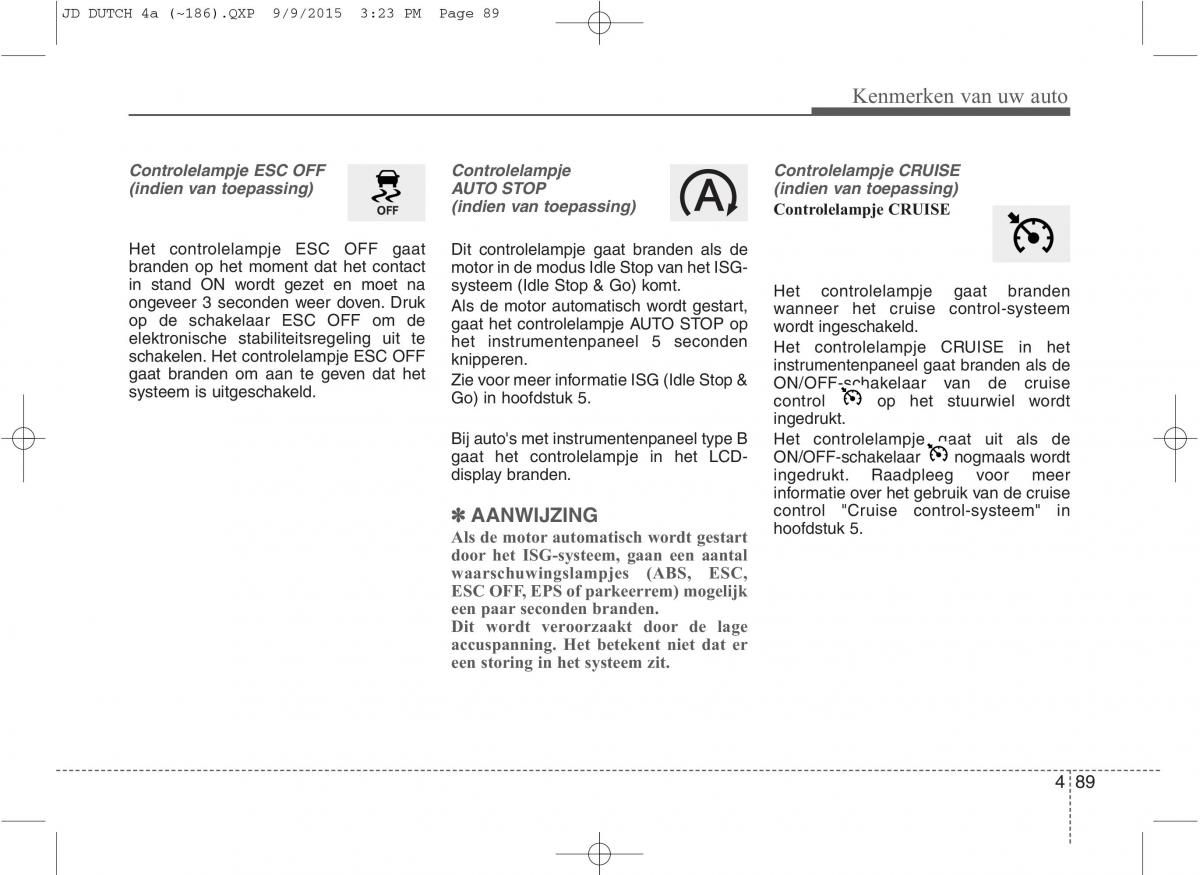 KIA Ceed II 2 handleiding / page 176