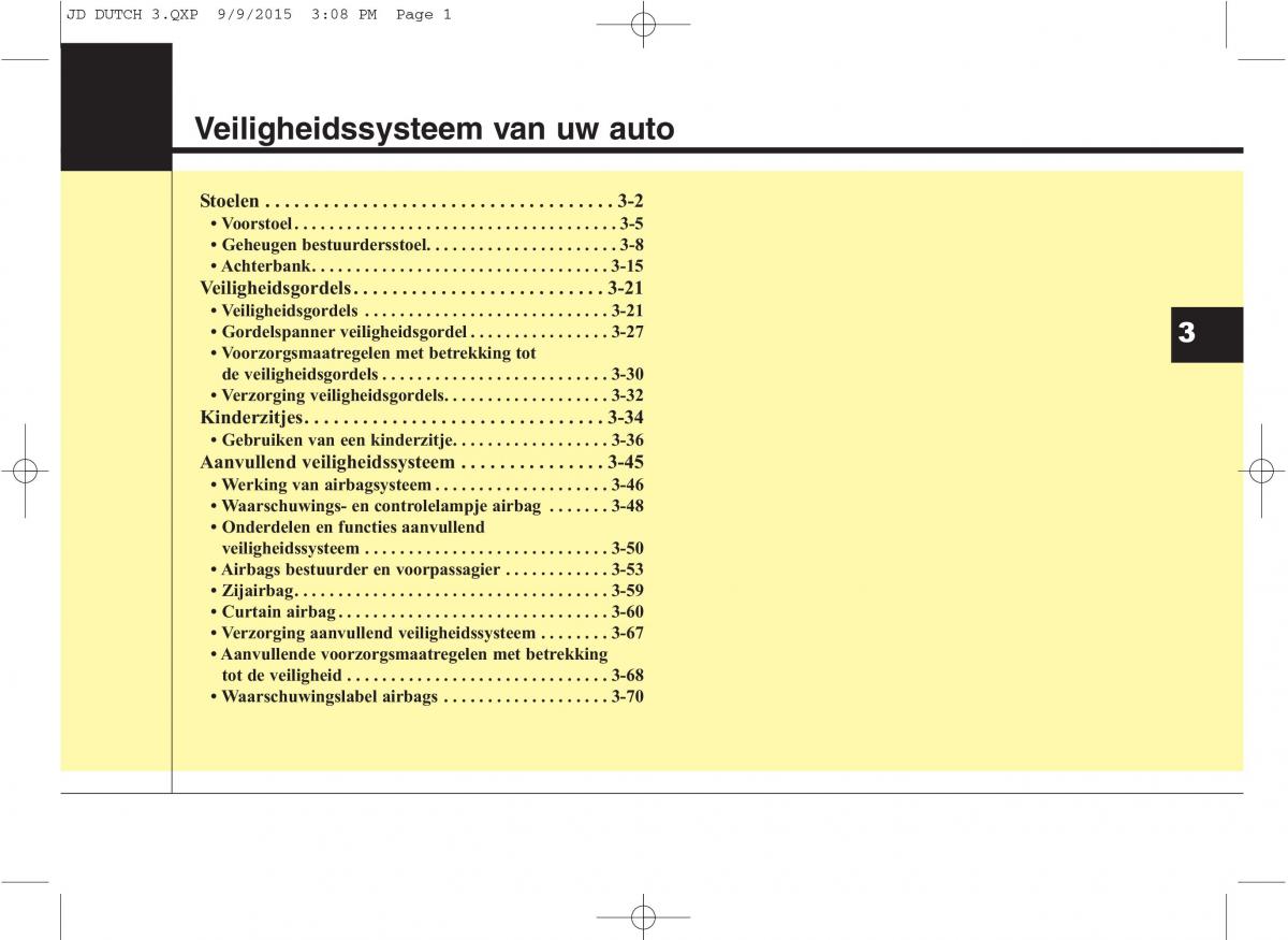 KIA Ceed II 2 handleiding / page 18