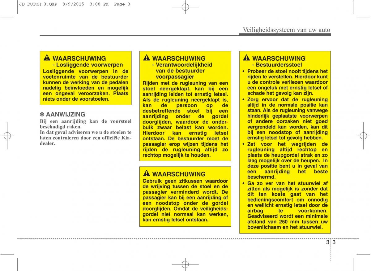 KIA Ceed II 2 handleiding / page 20