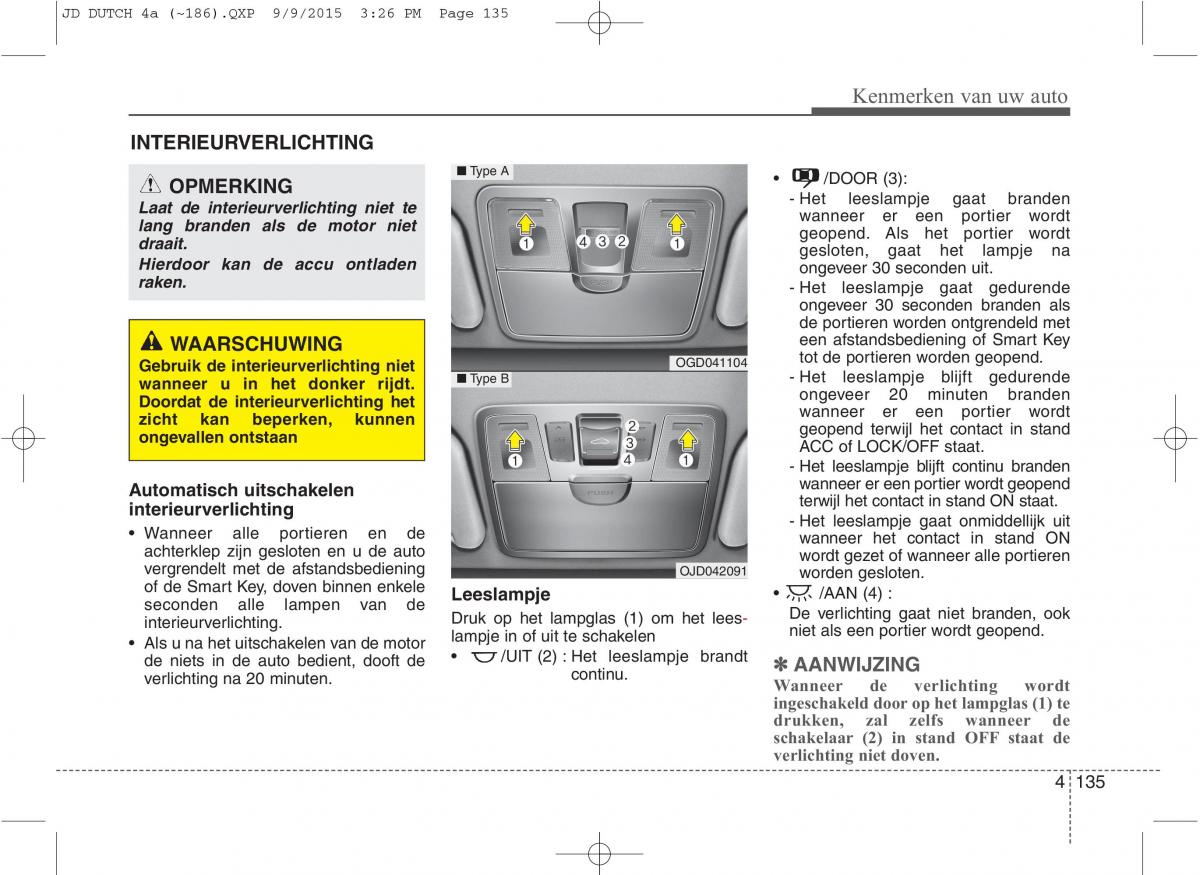 KIA Ceed II 2 handleiding / page 222