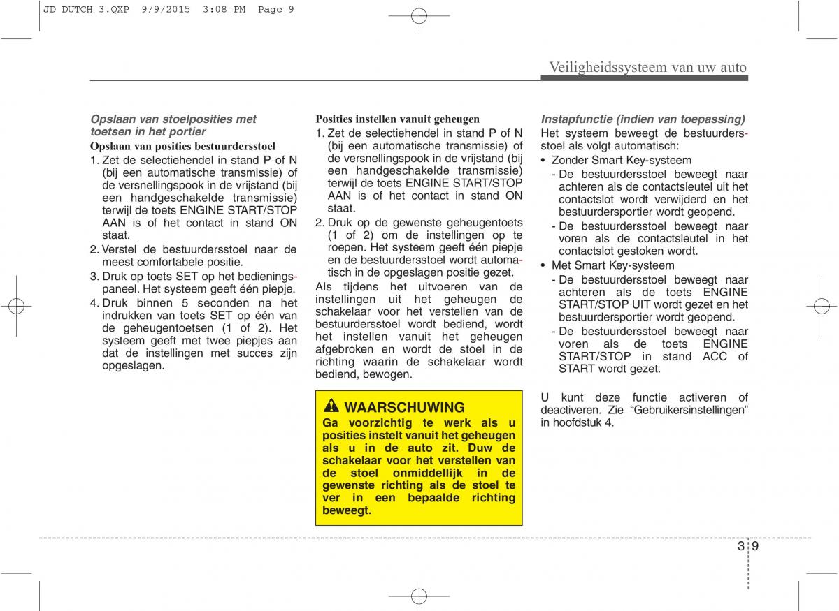 KIA Ceed II 2 handleiding / page 26