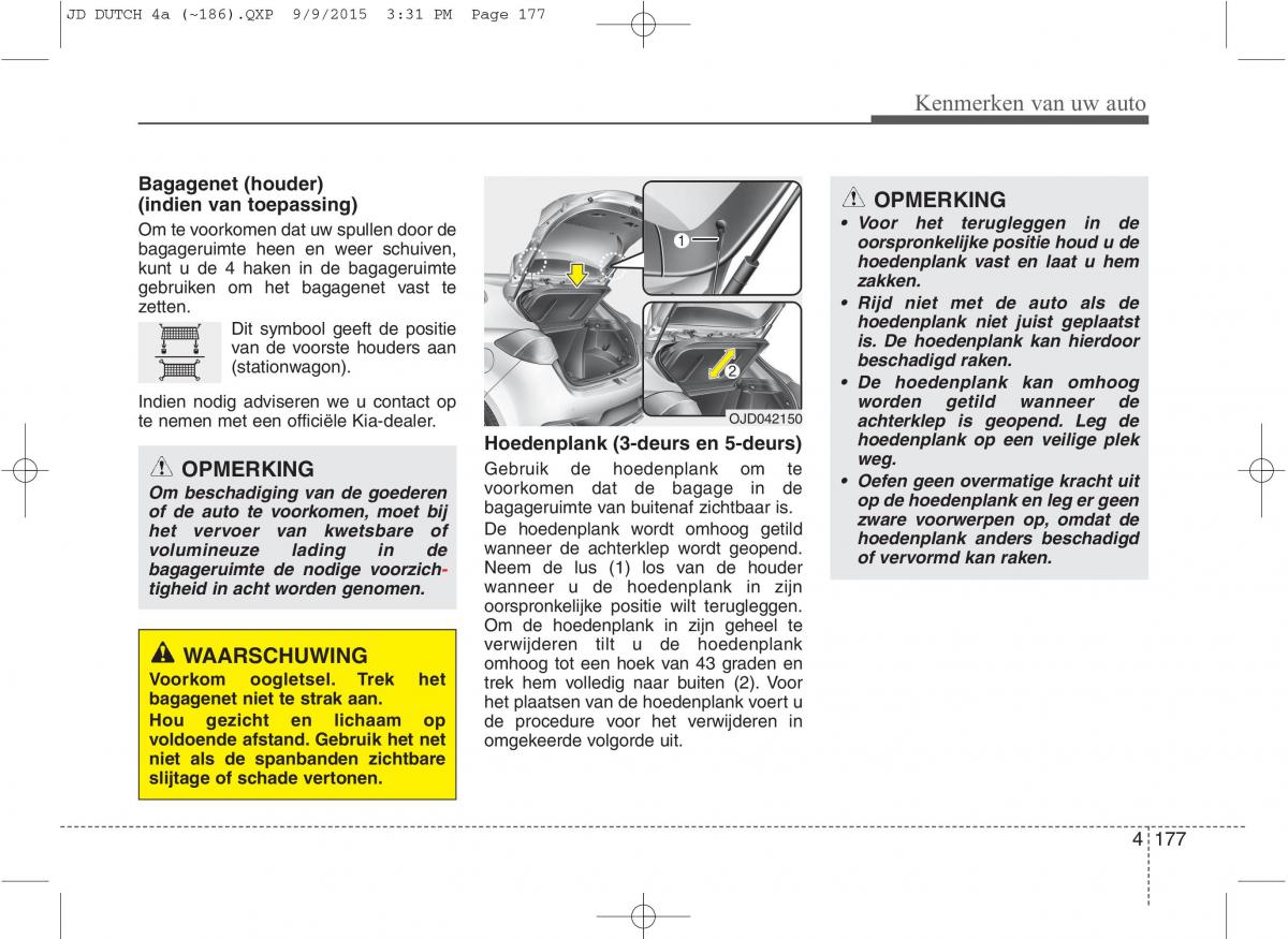 KIA Ceed II 2 handleiding / page 264