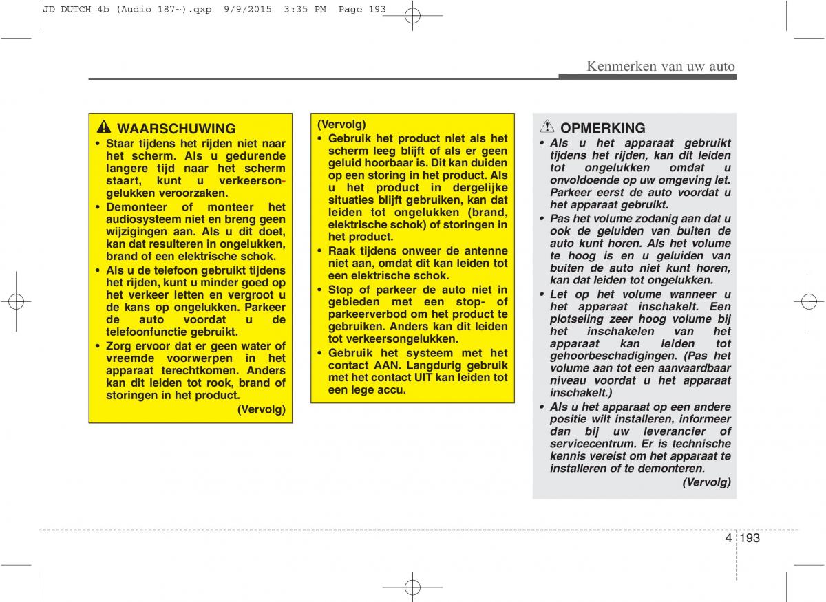 KIA Ceed II 2 handleiding / page 280