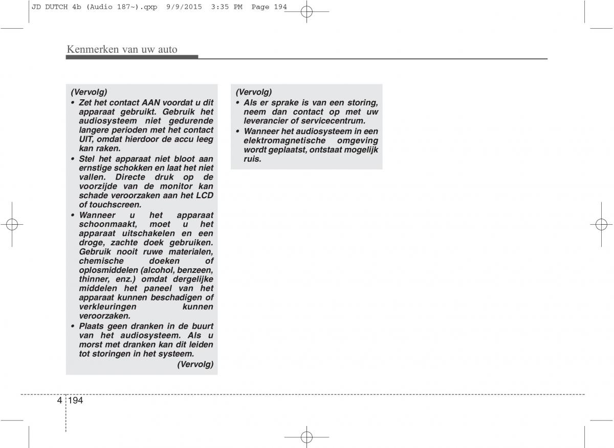 KIA Ceed II 2 handleiding / page 281