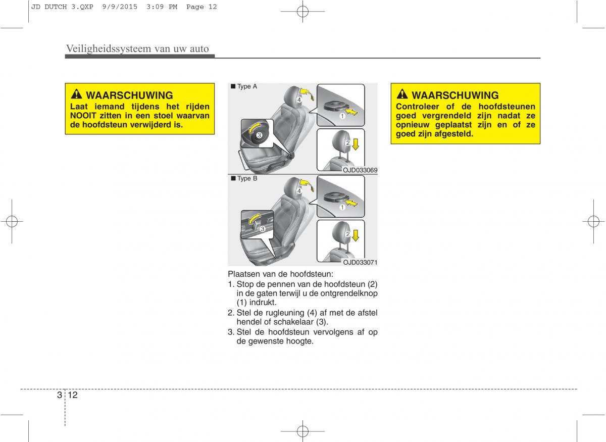 KIA Ceed II 2 handleiding / page 29