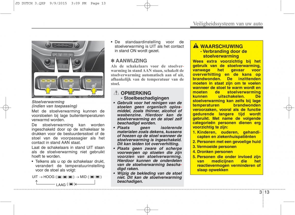 KIA Ceed II 2 handleiding / page 30