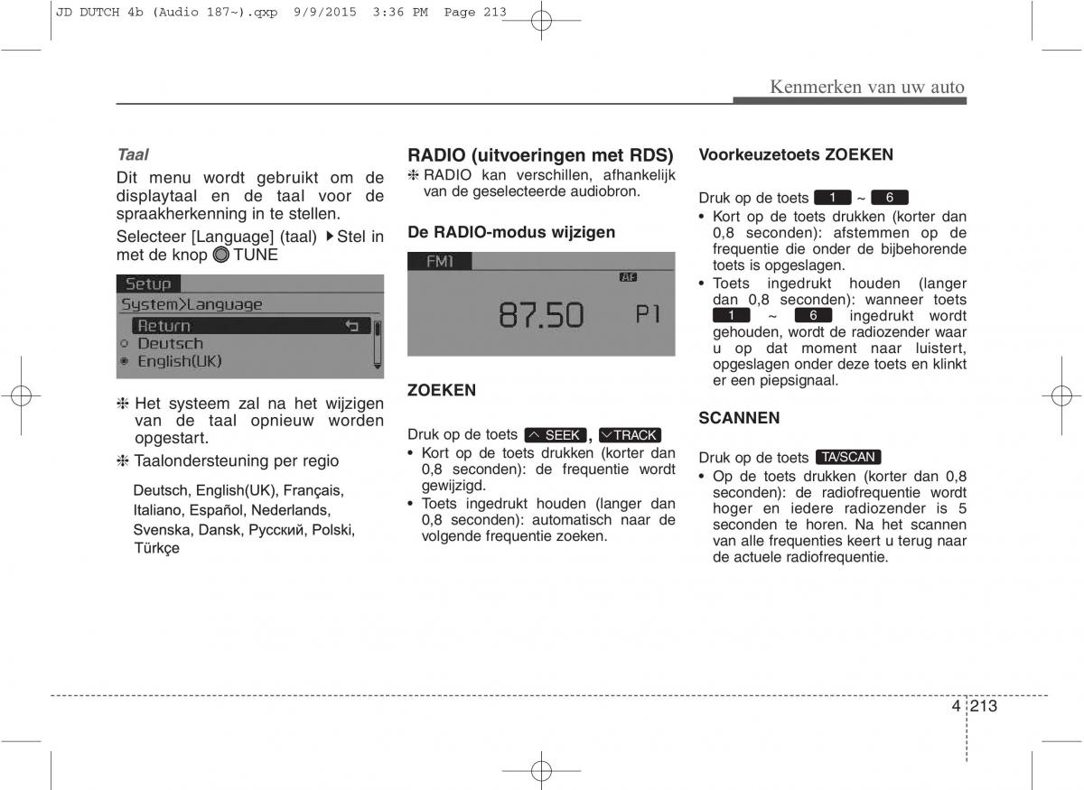 KIA Ceed II 2 handleiding / page 300