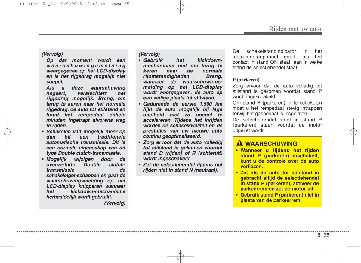 KIA Ceed II 2 handleiding / page 422