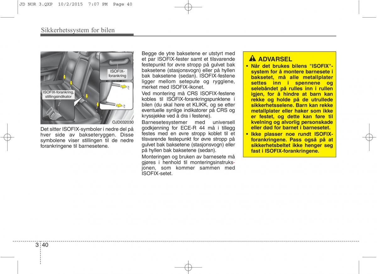 KIA Ceed II 2 bruksanvisningen / page 57