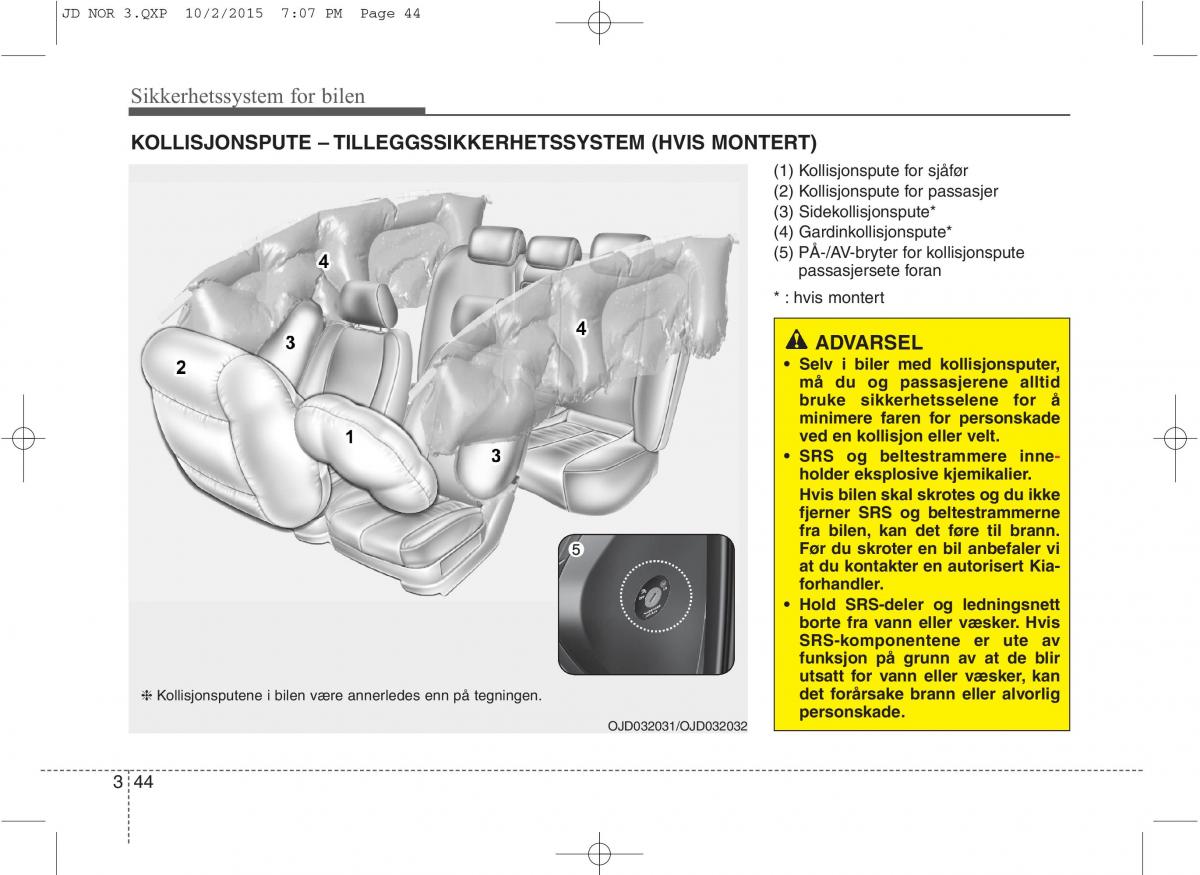 KIA Ceed II 2 bruksanvisningen / page 61