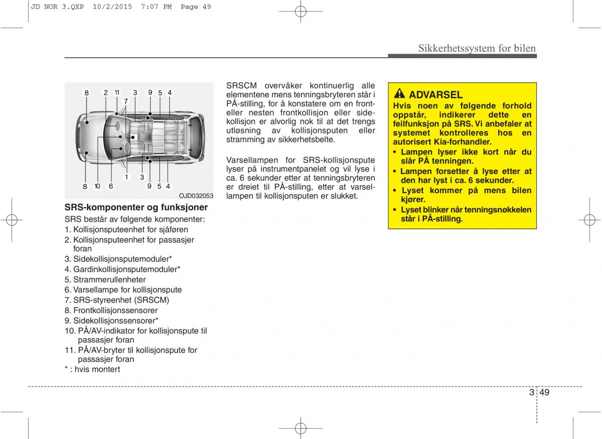 KIA Ceed II 2 bruksanvisningen / page 66