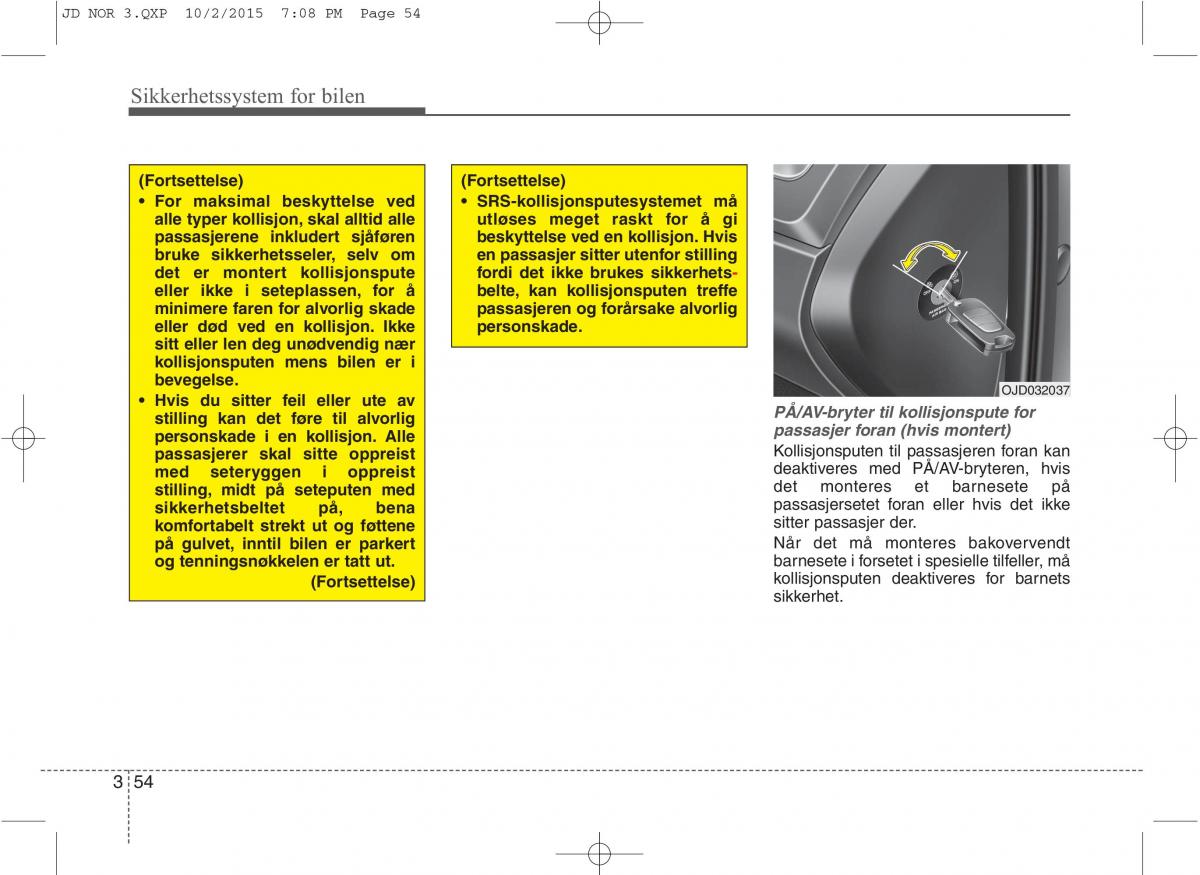 KIA Ceed II 2 bruksanvisningen / page 71