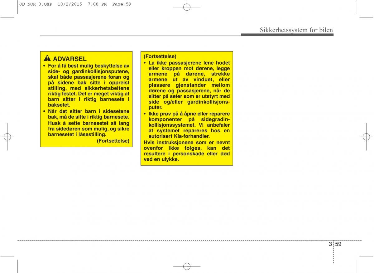 KIA Ceed II 2 bruksanvisningen / page 76