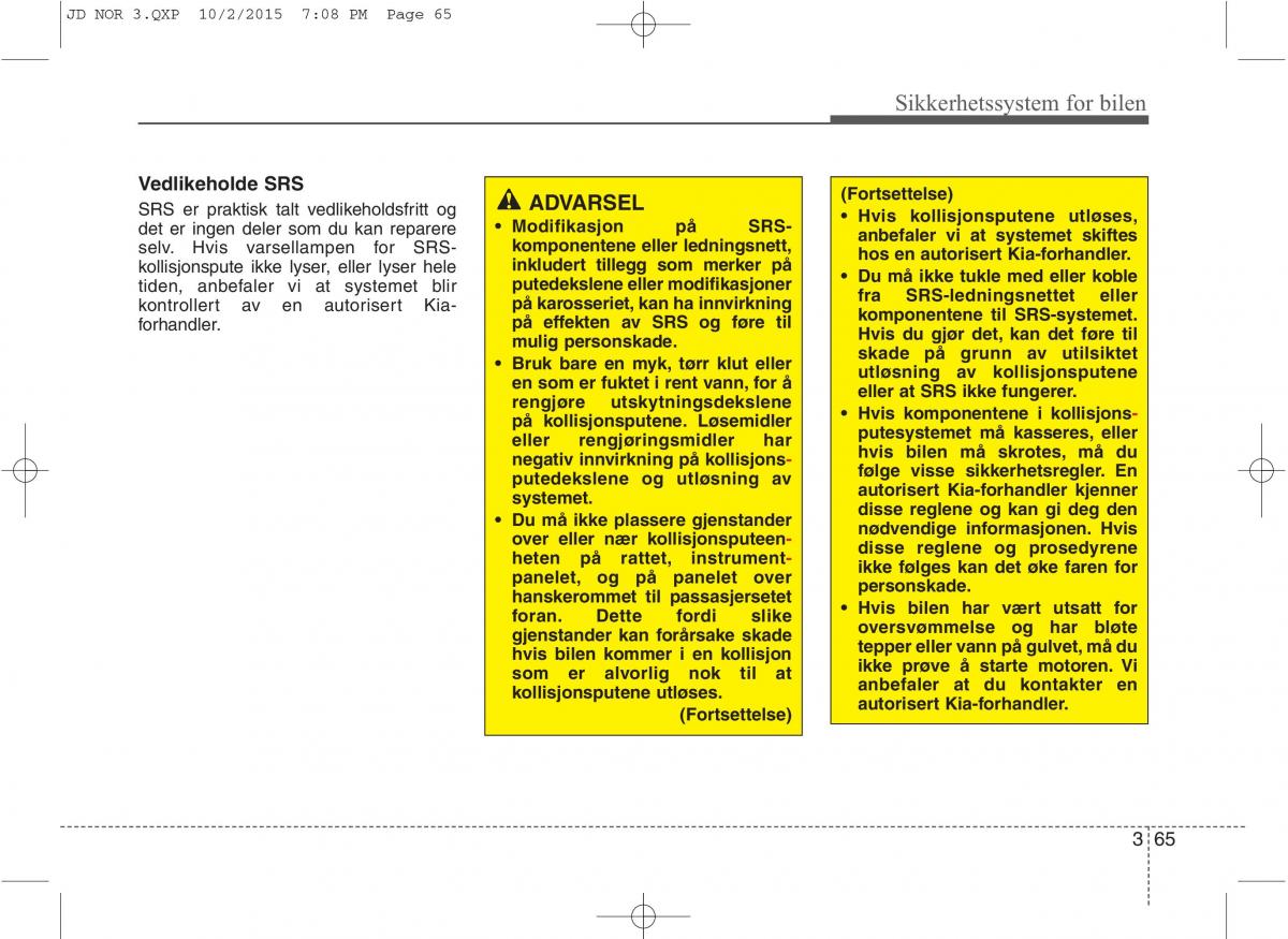 KIA Ceed II 2 bruksanvisningen / page 82