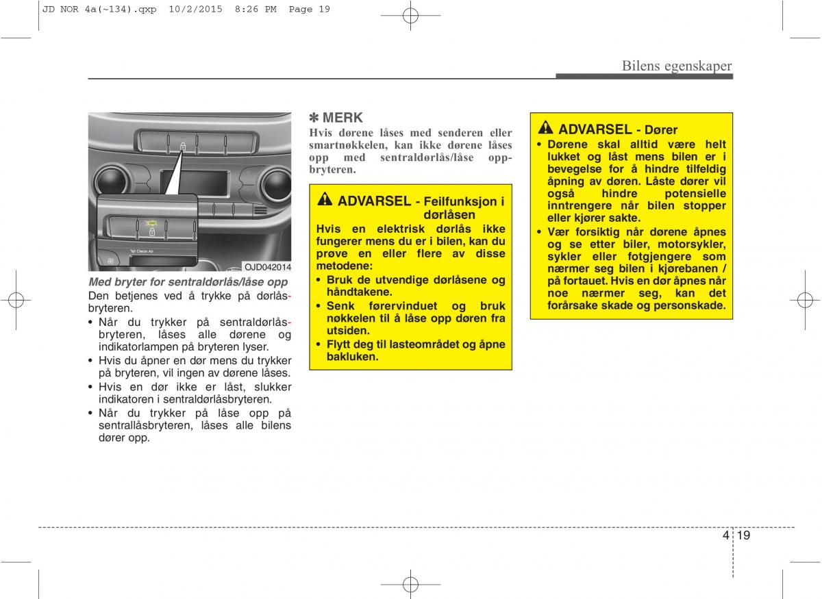 KIA Ceed II 2 bruksanvisningen / page 103