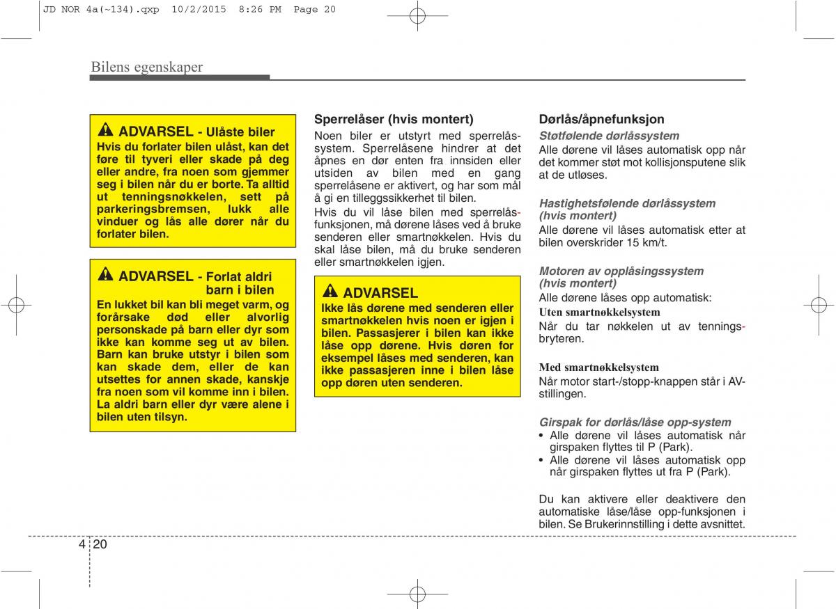 KIA Ceed II 2 bruksanvisningen / page 104