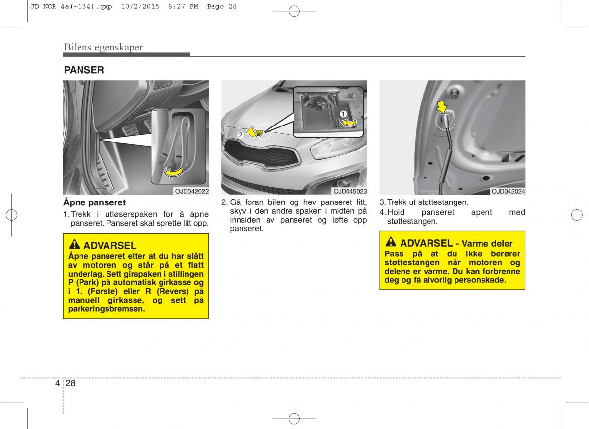 KIA Ceed II 2 bruksanvisningen / page 112