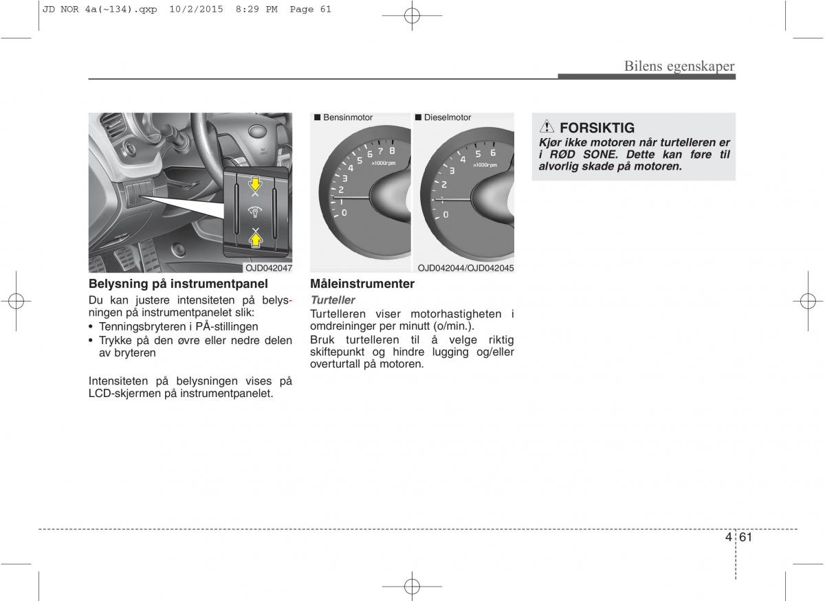 KIA Ceed II 2 bruksanvisningen / page 145