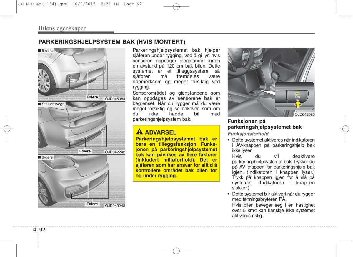 KIA Ceed II 2 bruksanvisningen / page 176