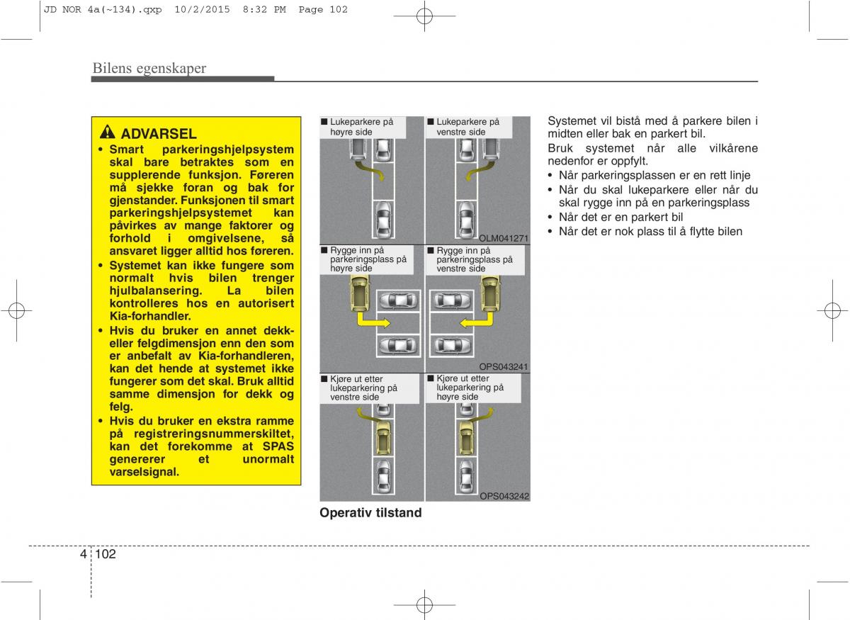 KIA Ceed II 2 bruksanvisningen / page 186