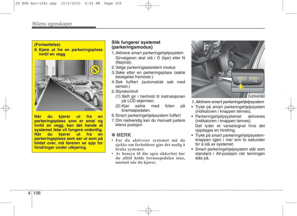 KIA Ceed II 2 bruksanvisningen / page 190