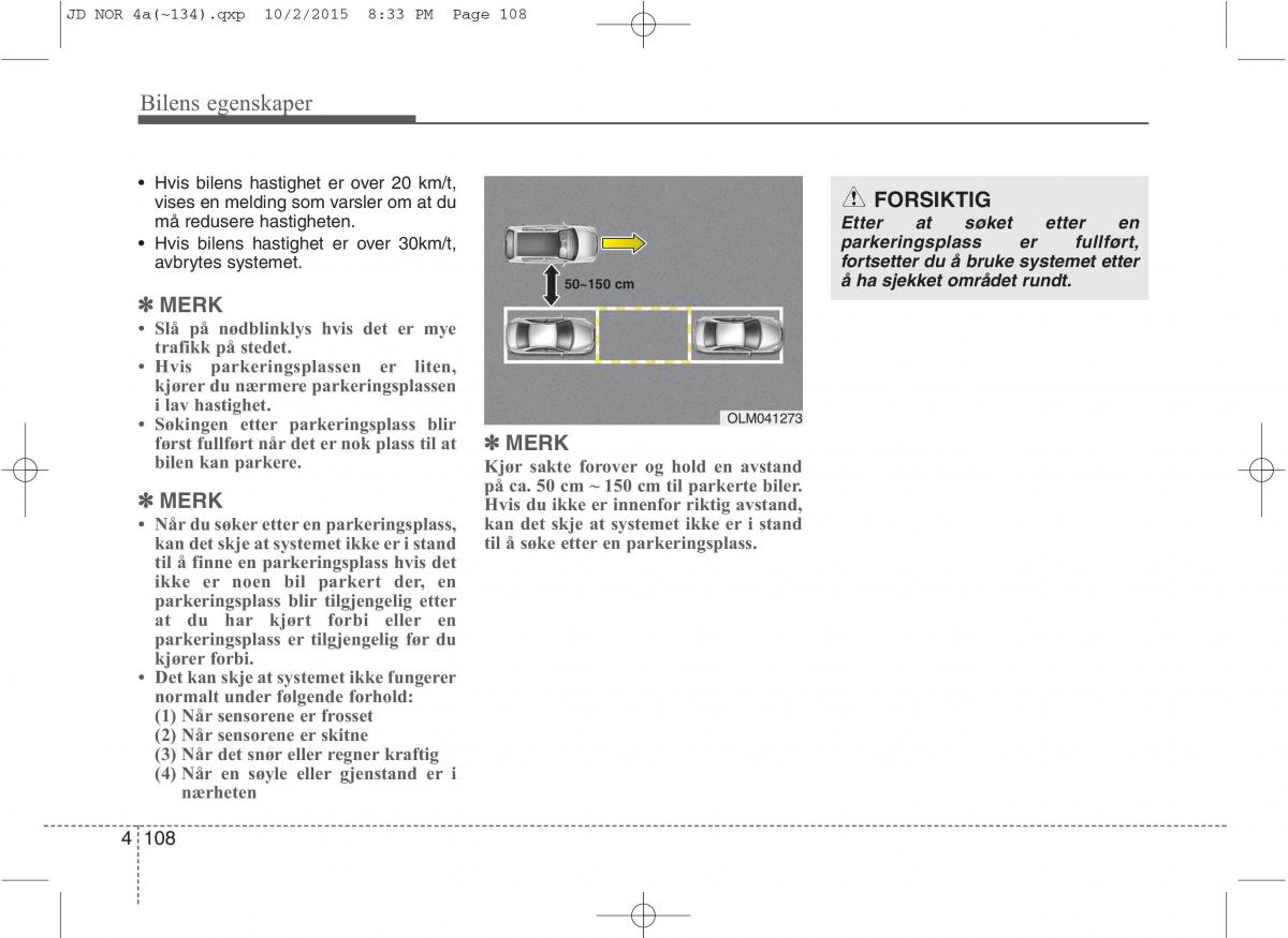 KIA Ceed II 2 bruksanvisningen / page 192